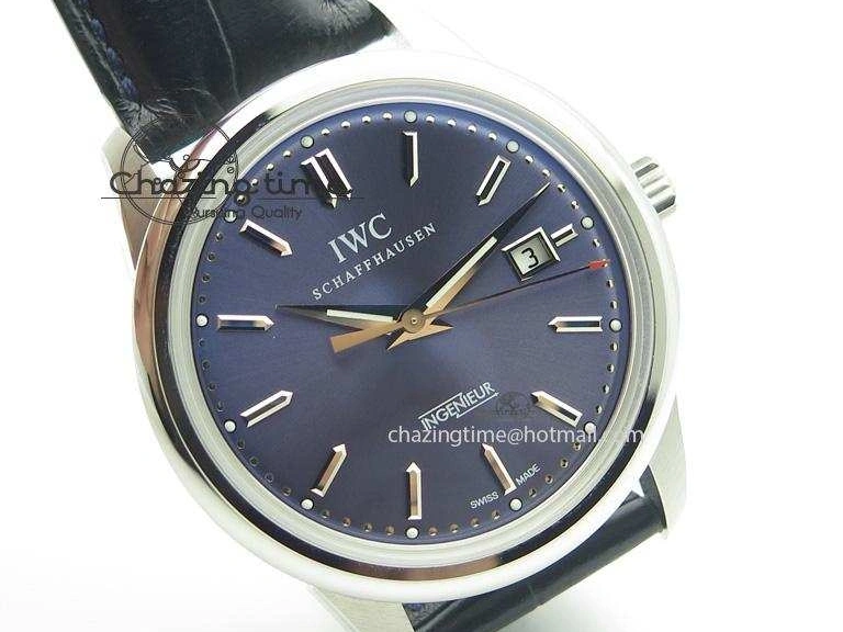 MIROTIME 0210 Thermal Ingeniuer St.Laurens SS Blue Dial MKF 1:1 V2 Best Edition On Black Leather Strap A 7353